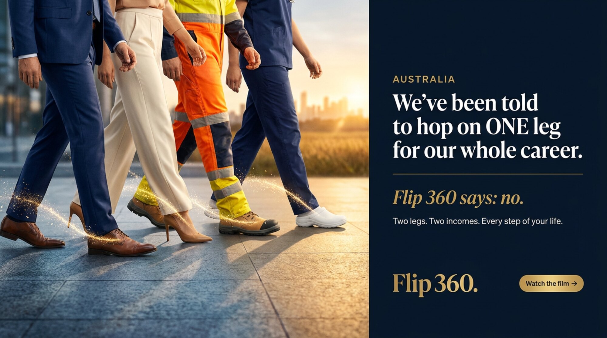 YouTube companion — Australia, we've been told to hop on one leg